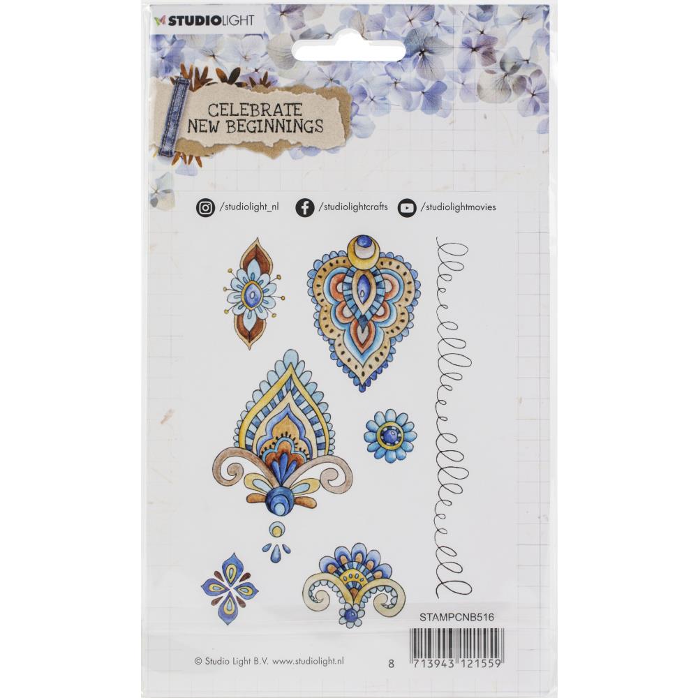 Studio Light New Beginnings Clear Stamps - Celebrate New Beginnings