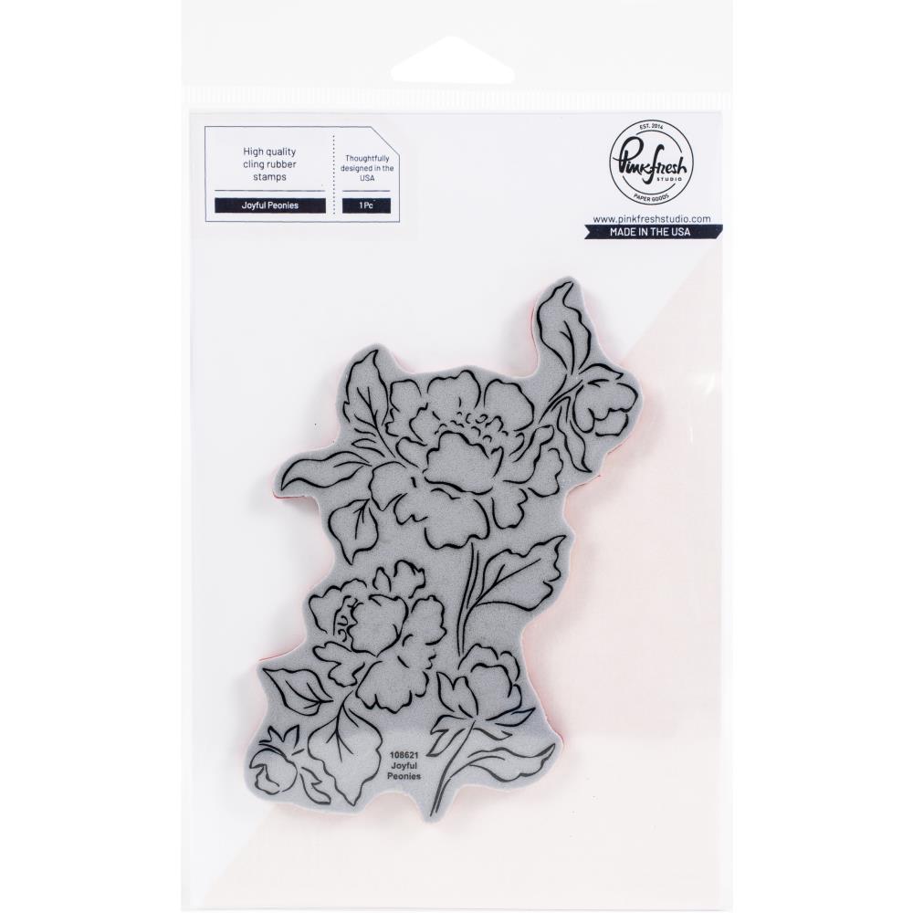 Pinkfresh Studio Clear Stamp Set - Joyful Peonies
