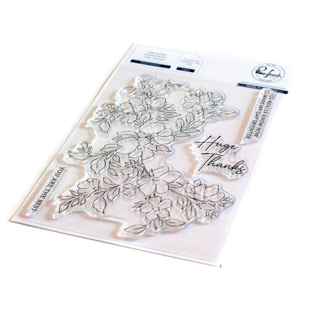 Pinkfresh Studio Clear Stamp Set - Blooming Branch