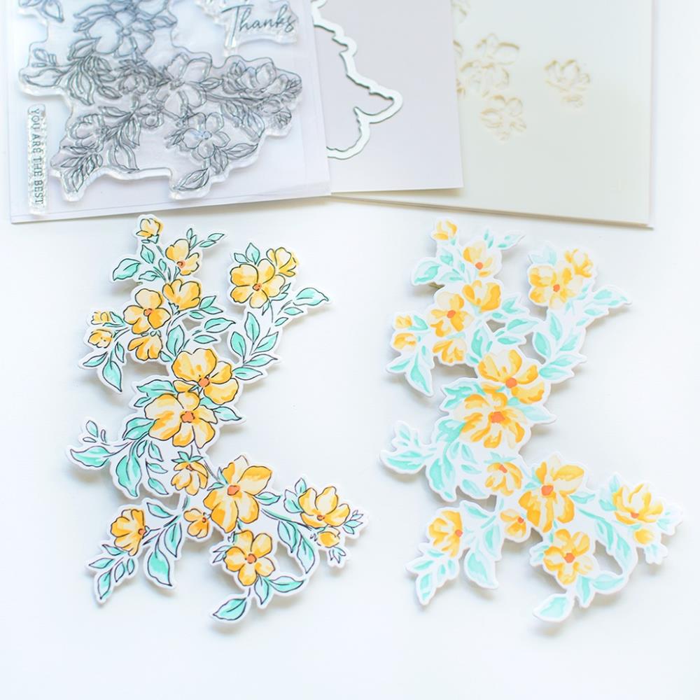 Pinkfresh Studio Clear Stamp Set - Blooming Branch