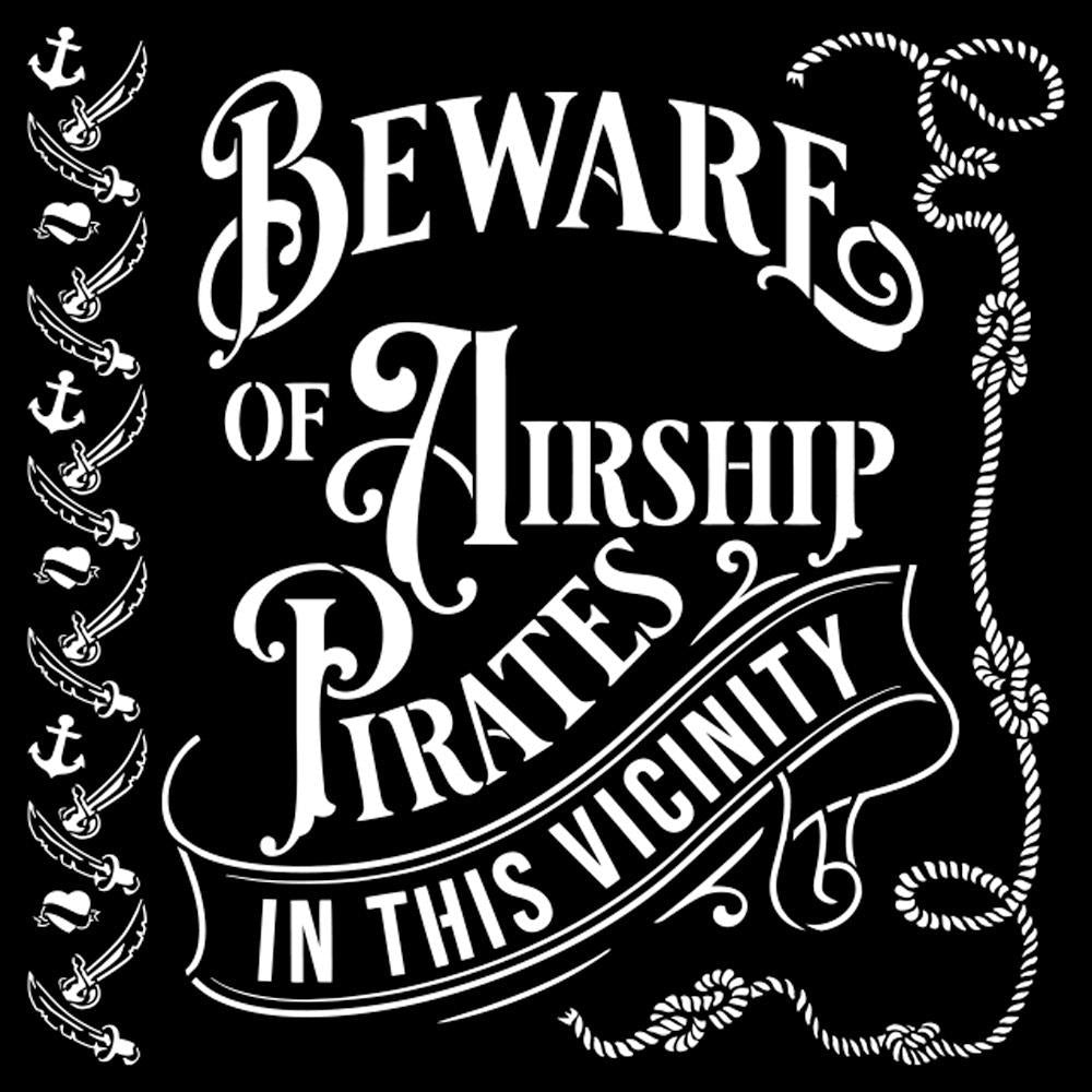 Stamperia Stencil - Pirates, Lady Vagabond Lifestyle