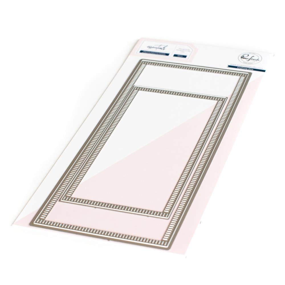 Pinkfresh Studio Die - Blanket Stitch Slimline Rectangles