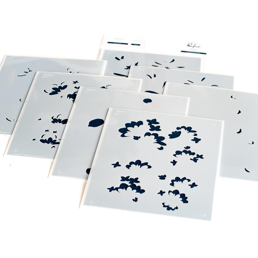 Pinkfresh Studio Stencils - Citrus Bloom Layering