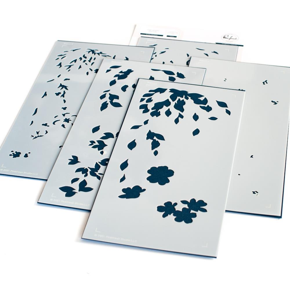 Pinkfresh Studio Stencils - In The Meadow Layering