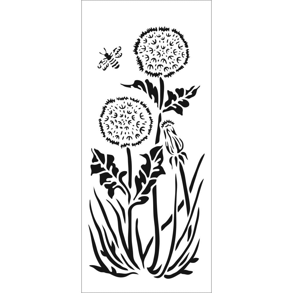 Crafters Workshop Template 4X9 - Dandelion Puffs