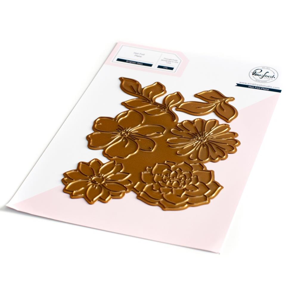 Pinkfresh Studio Hot Foil Plate - Brighter Days