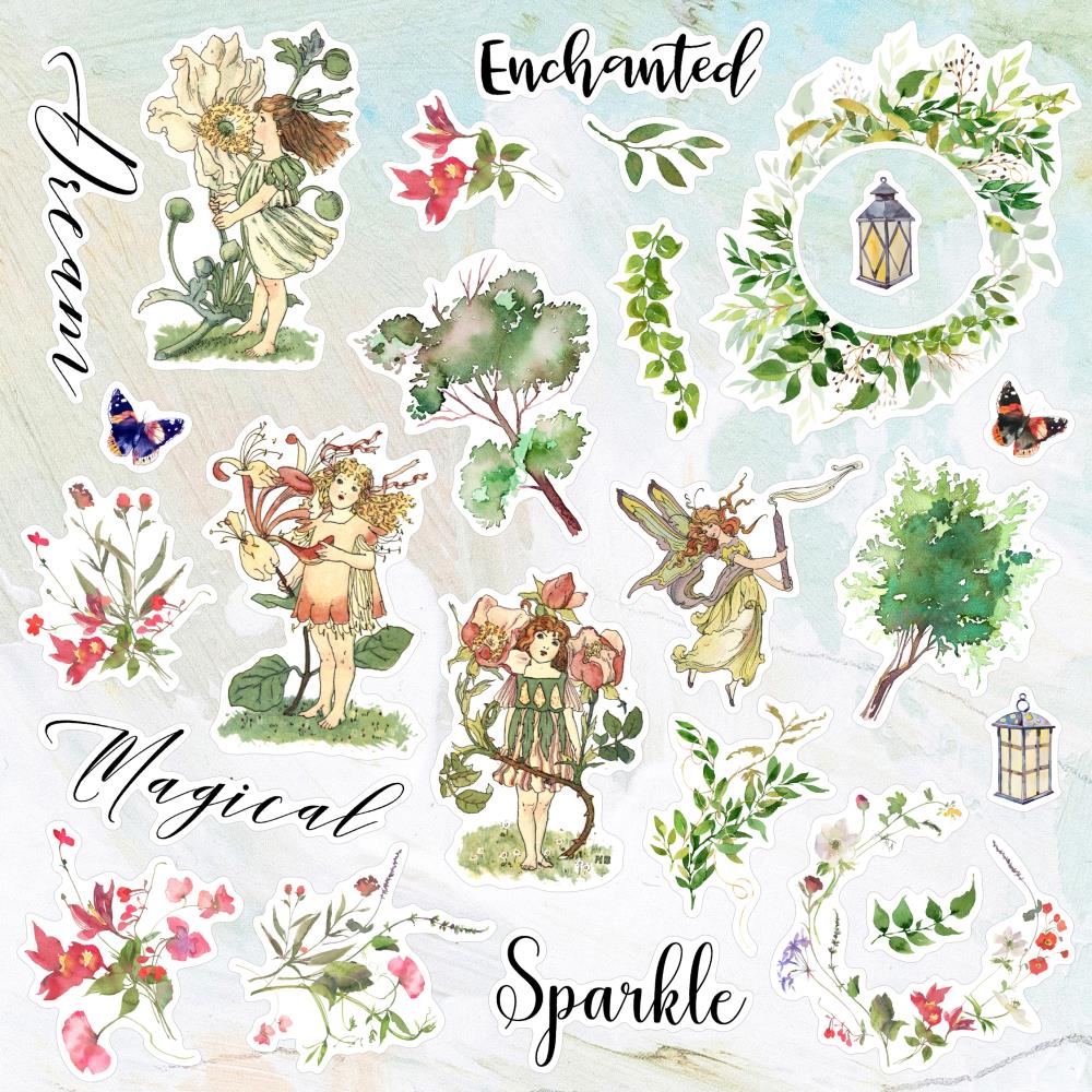 Memory Place Ephemera Cardstock Die-Cuts - Enchanted