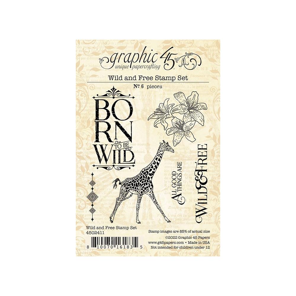 Graphic 45 Stamp Set - Wild & Free