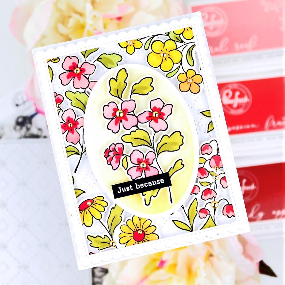 Pinkfresh Studio Stencils - Beautiful Blooms Layering
