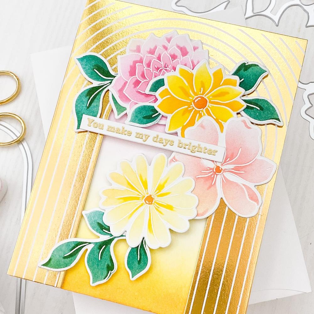 Pinkfresh Studio Stencils - Brighter Days Layering