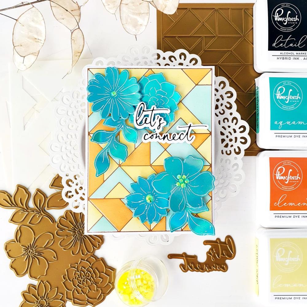 Pinkfresh Studio Hot Foil Plate - Brighter Days