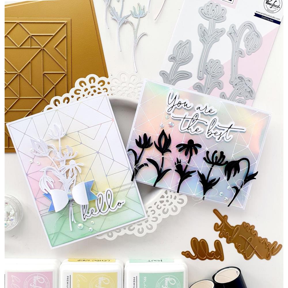 Pinkfresh Studio Die - Artistic Blossoms