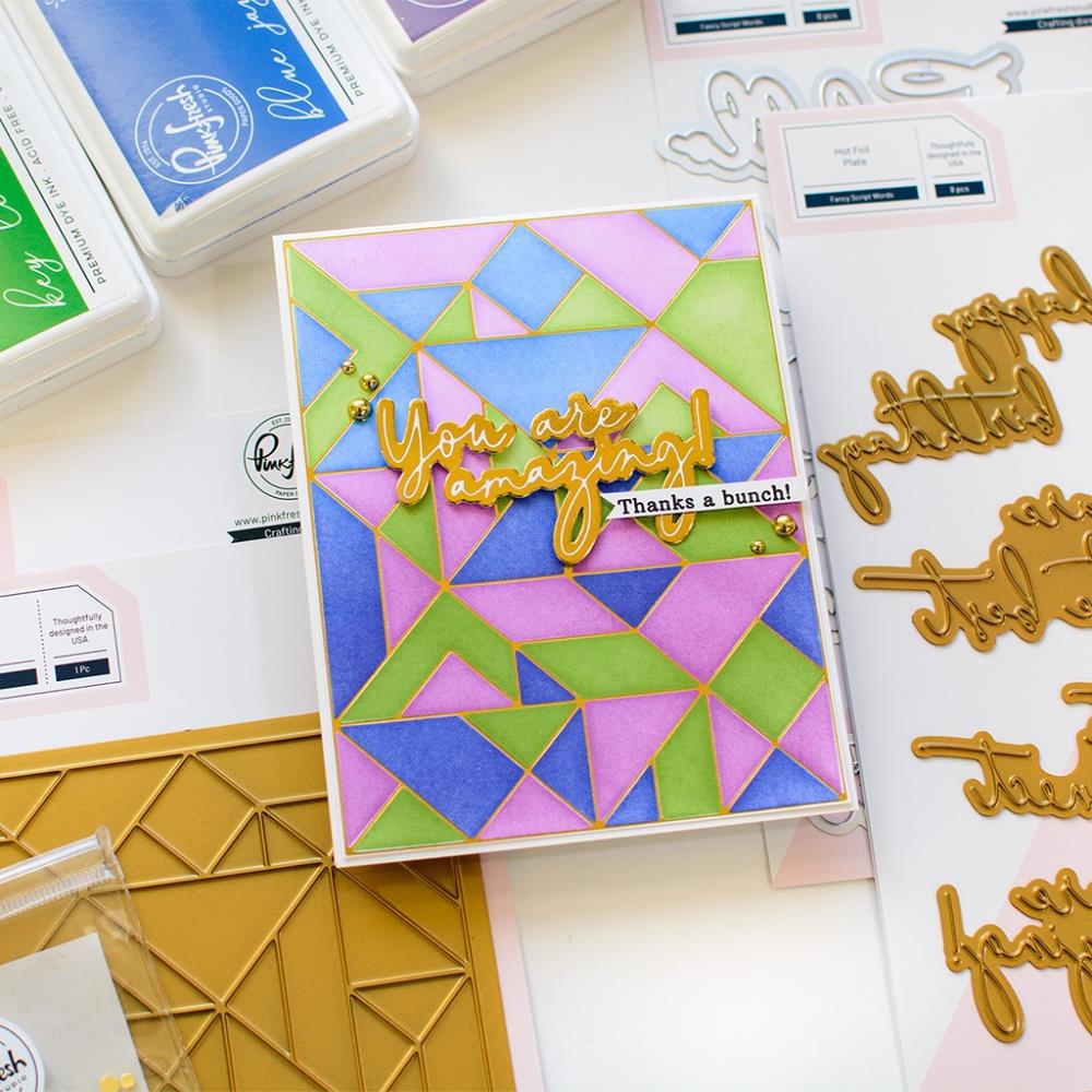 Pinkfresh Studio Hot Foil Plate - Art Deco