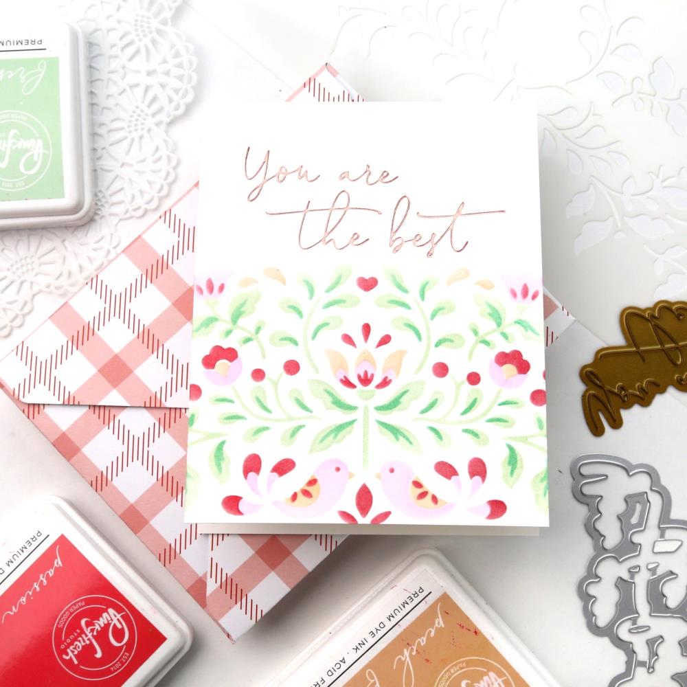 Pinkfresh Studio Stencils - Folk Art Layering
