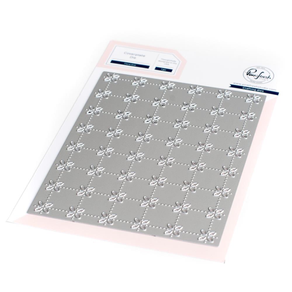 Pinkfresh Studio Die - Floral Grid Cover Plate