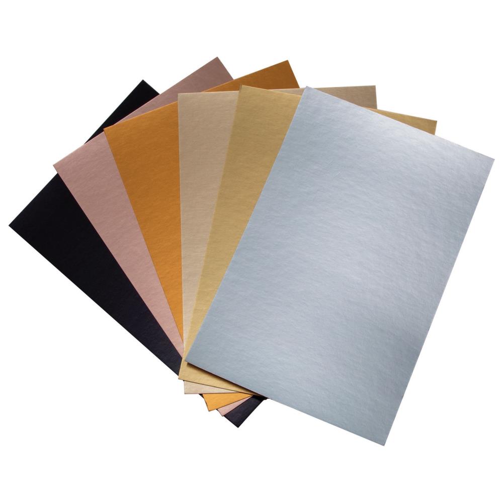 Idea-Ology Kraft-Stock Stack Cardstock Pad 6X9 - Metallic Classics