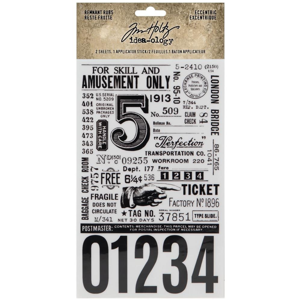 Tim Holtz Idea-ology - Remnant Rubs - Eccentric