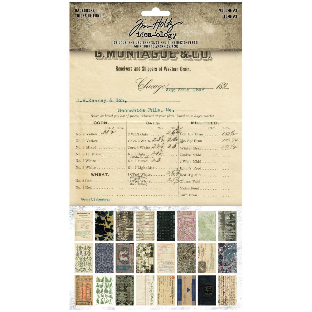 Idea-Ology - Backdrops Double-Sided Cardstock 6X10 - Volume 3