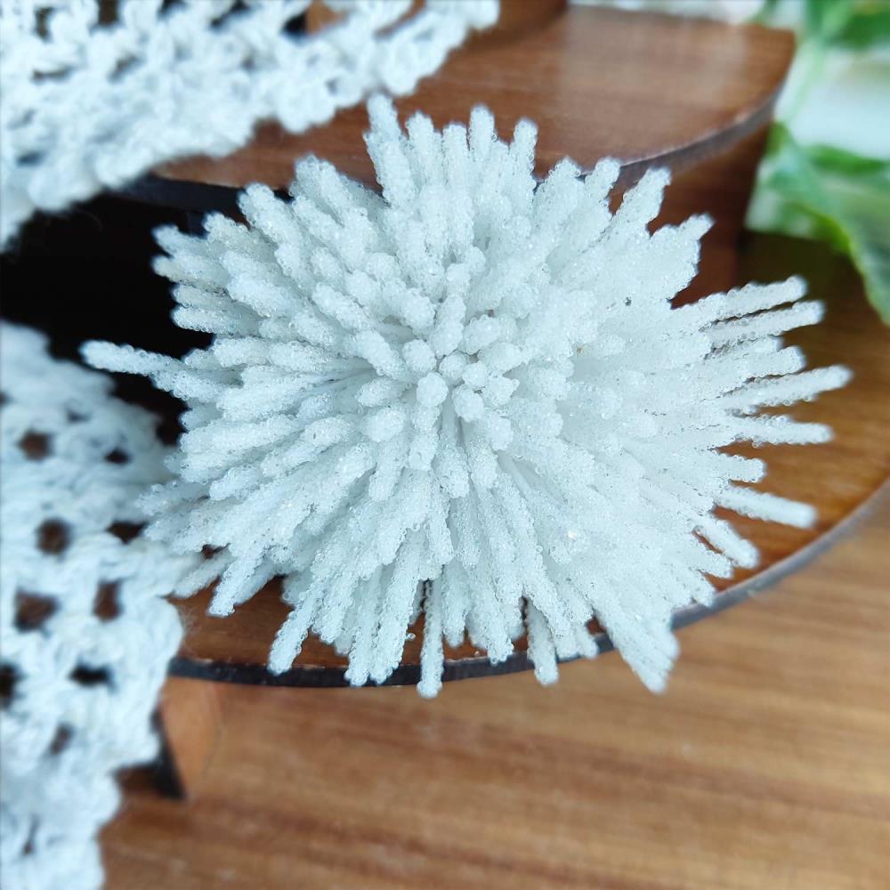 Dress My Craft Sugar Thread Pollen - White