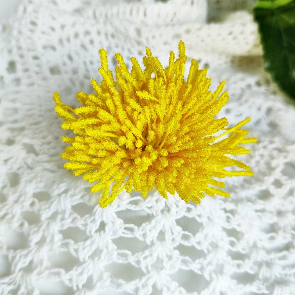 Dress My Craft Sugar Thread Pollen - Bright Yellow