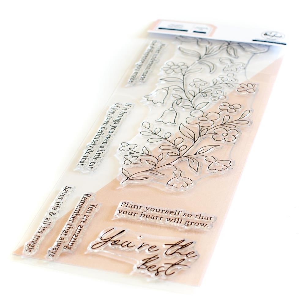 Pinkfresh Studio Clear Stamp Set - Wildflower