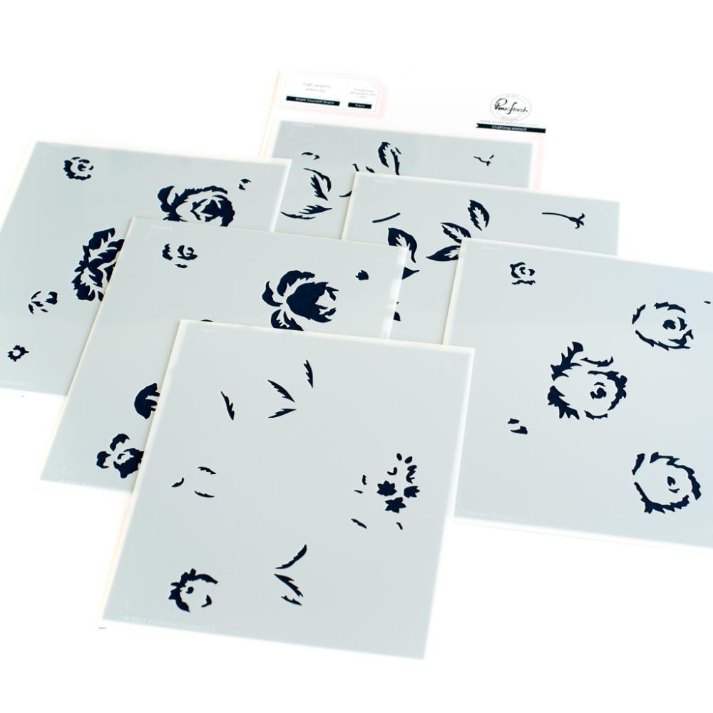 Pinkfresh Studio Stencil - Grant Yourself Grace Layering