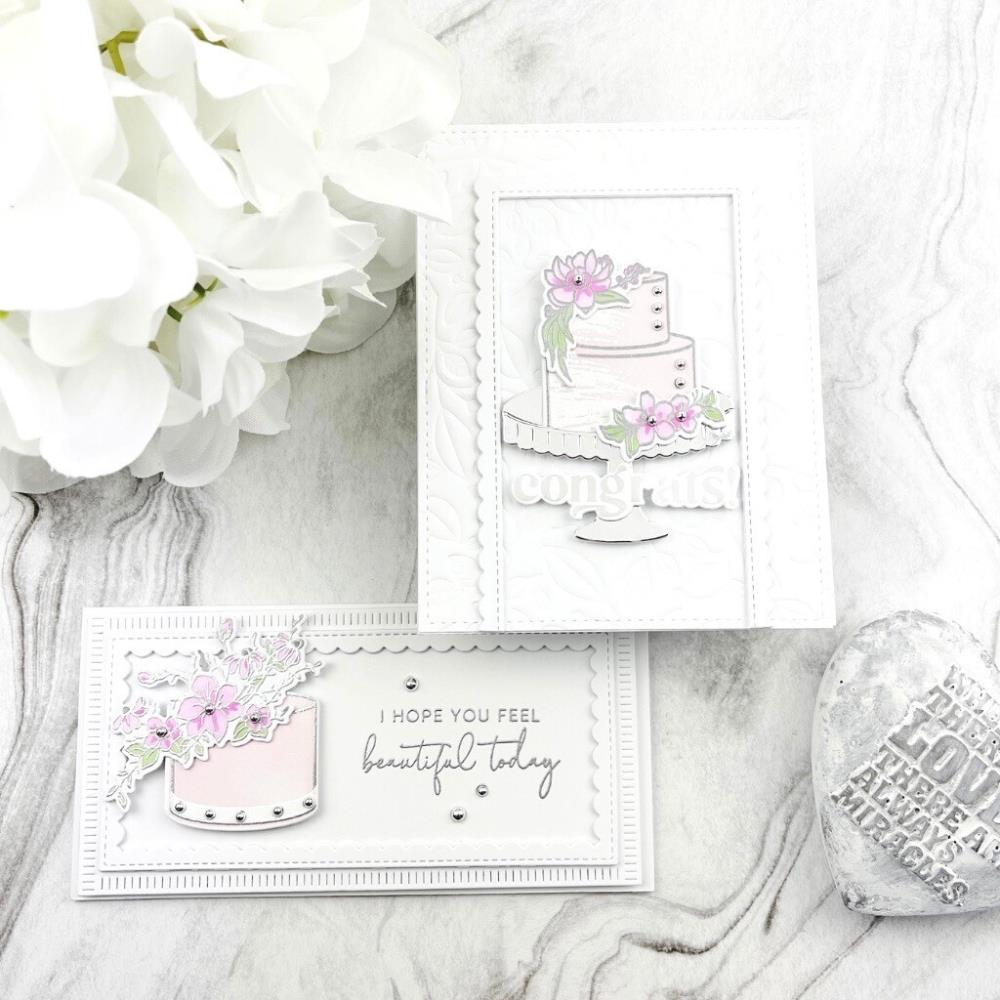 Pinkfresh Studio Slimline Die Set - Celebrate In Style