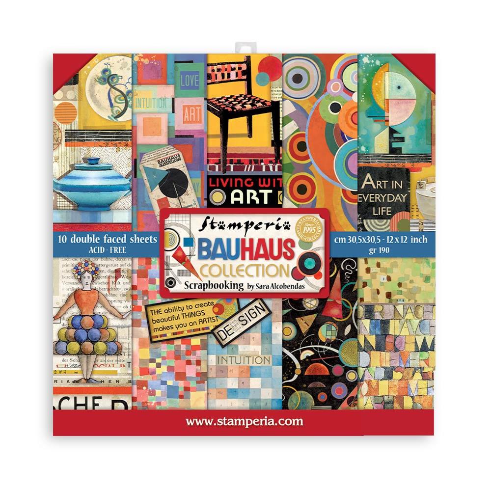 Stamperia Double-Sided Paper Pad - 12x12 - Bauhaus