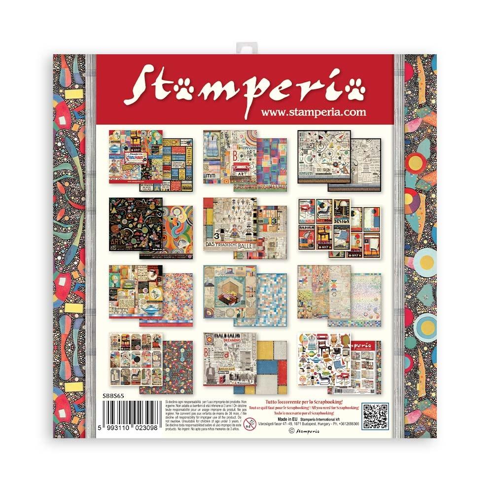 Stamperia Double-Sided Paper Pad - 8x8 - Bauhaus