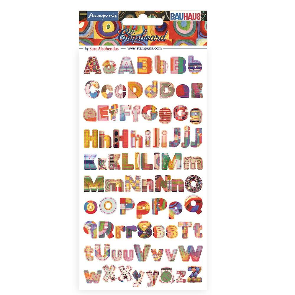 Stamperia Adhesive Chipboard - Bauhaus