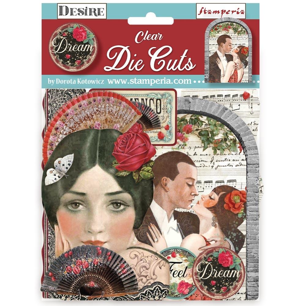 Stamperia Clear Die-Cuts - Desire