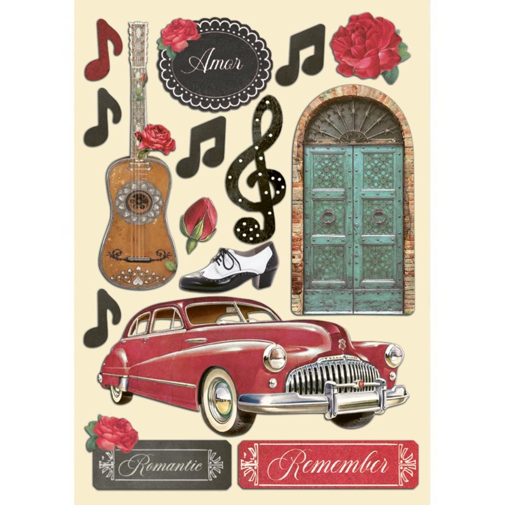 Stamperia Wooden Shapes A5 - Desire