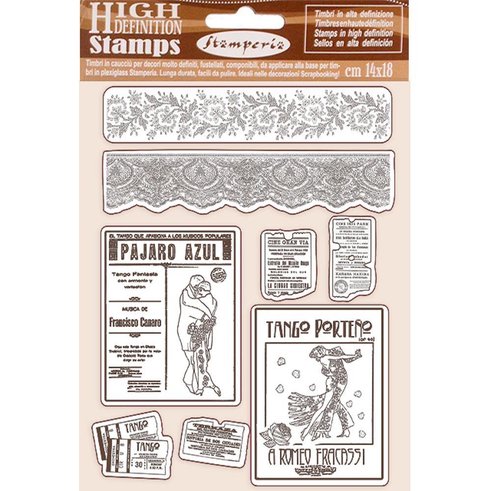 Stamperia Clear Stamps - Borders & Frame - Desire