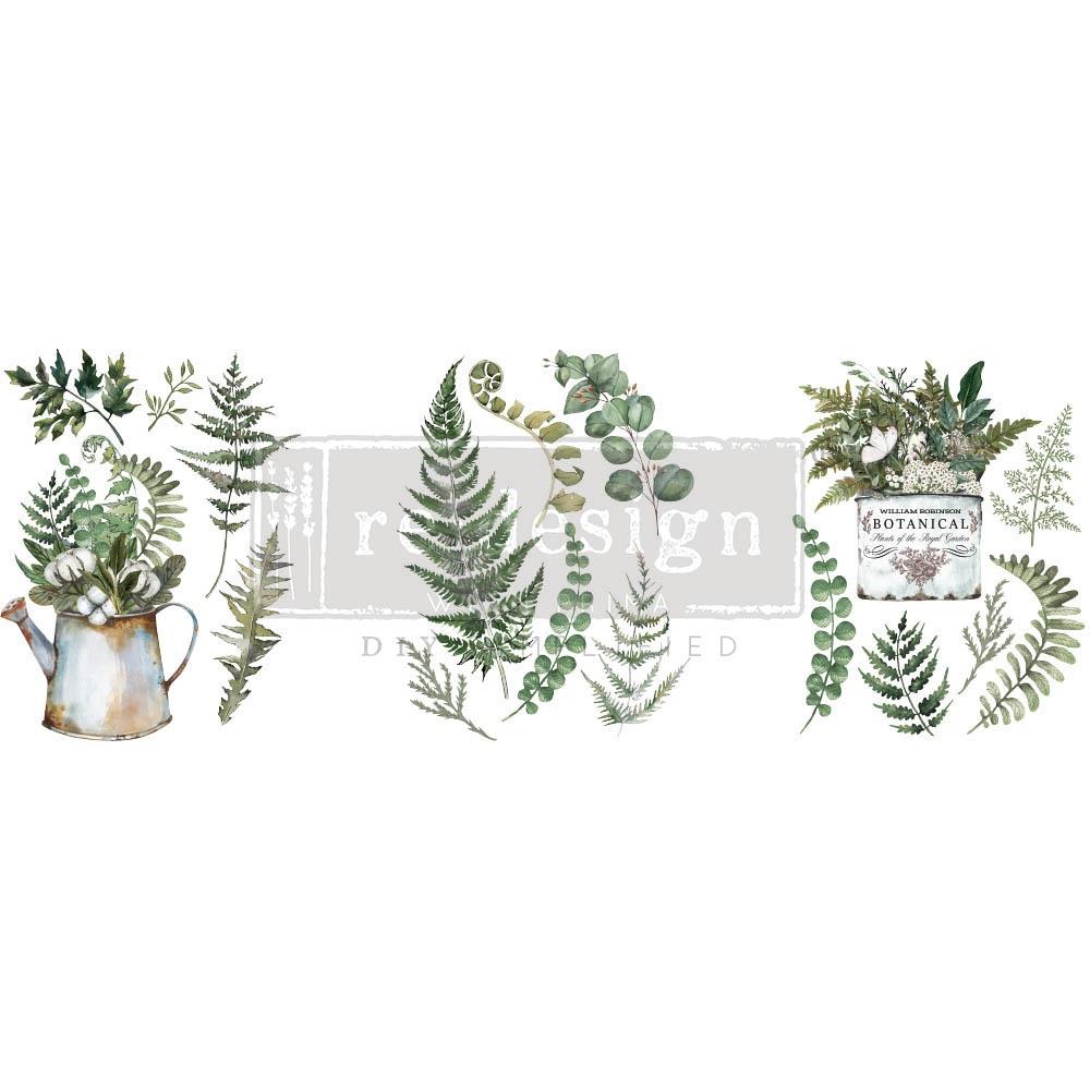 Prima Marketing Re-Design Decor Transfers - Middy- Botanical Snippets