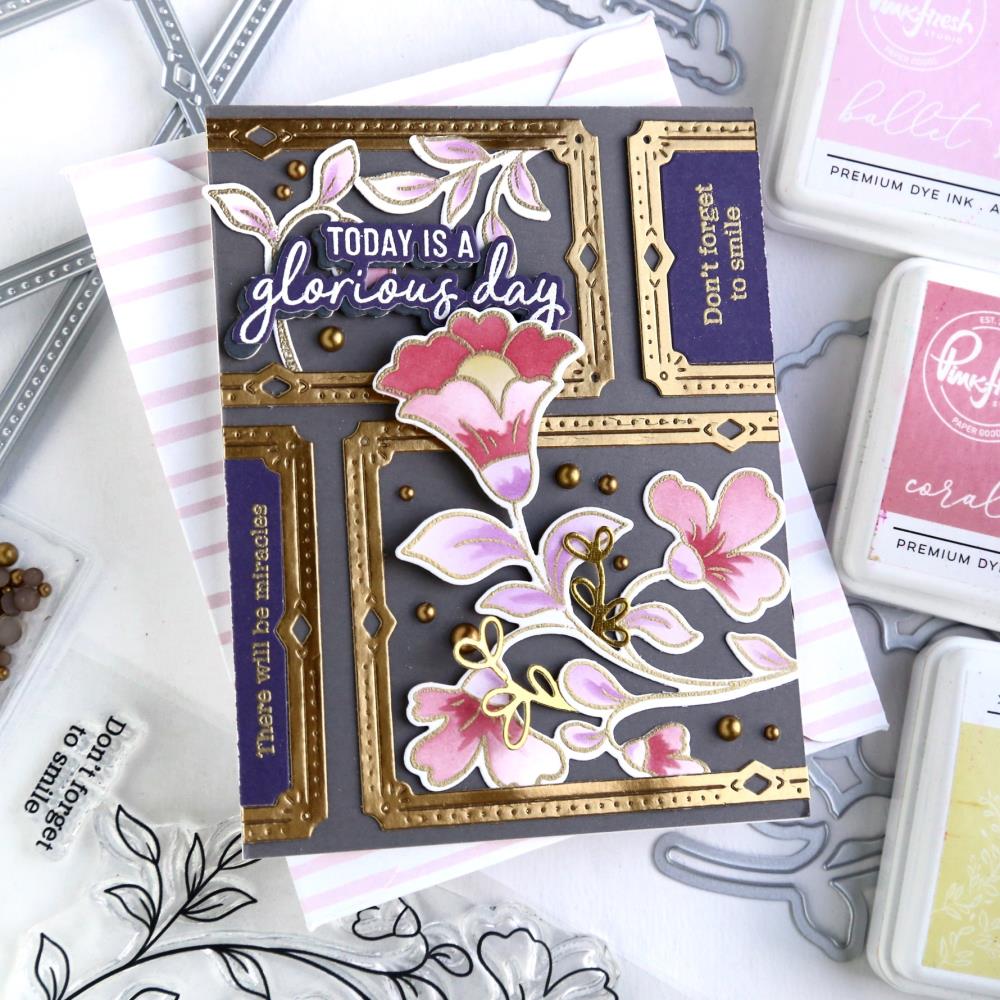 Pinkfresh Studio Clear Stamp Set - Heart Smiles