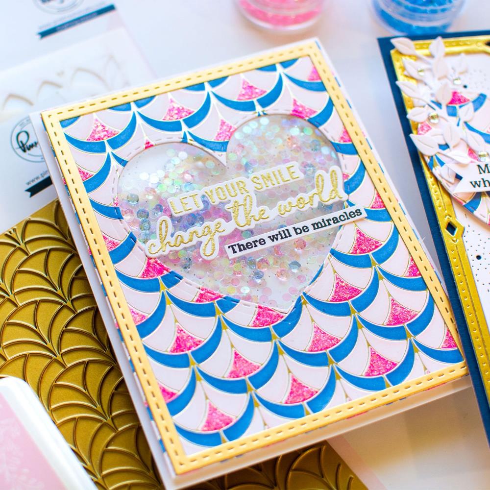 Pinkfresh Studio Hot Foil Plate - Geo Arch