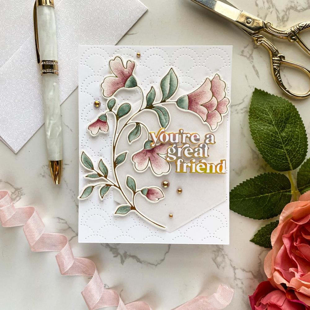 Pinkfresh Studio Die - Dotted Scallops Cover Plate