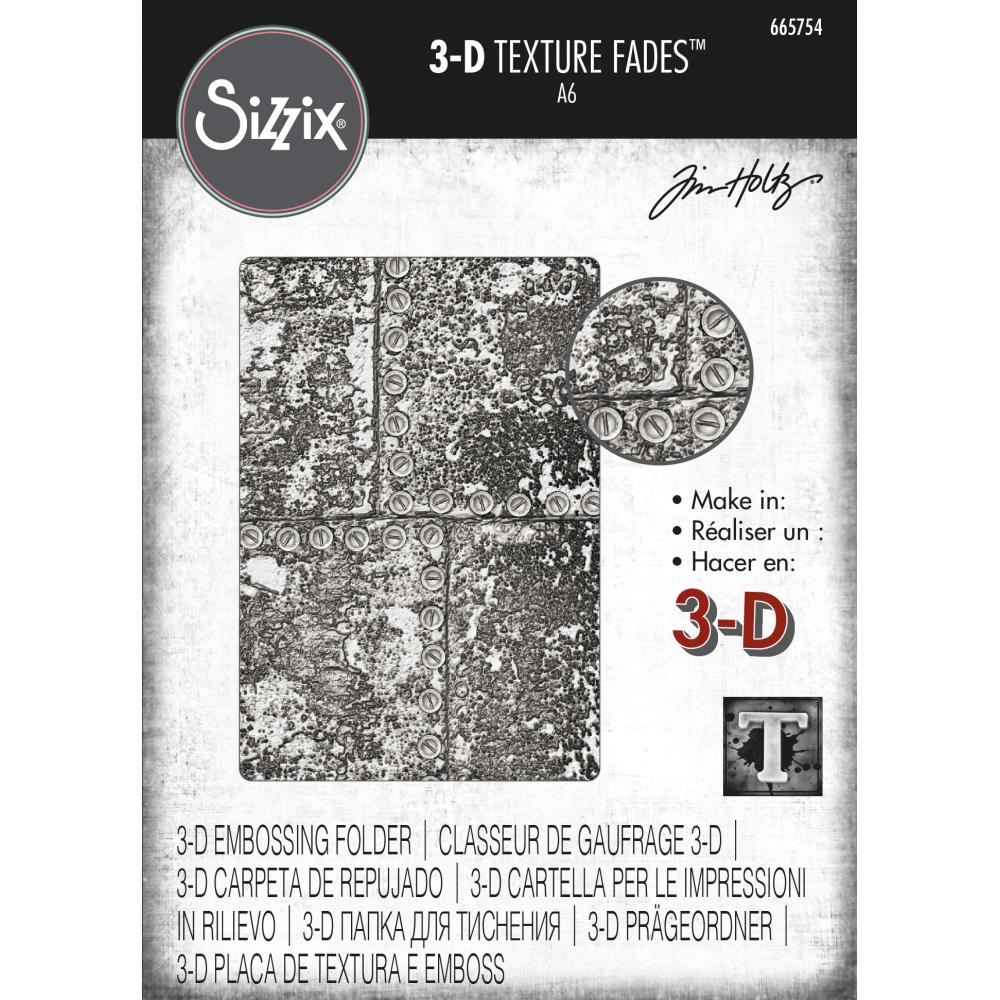 Sizzix 3D Impresslits Embossing Folder - Industrious