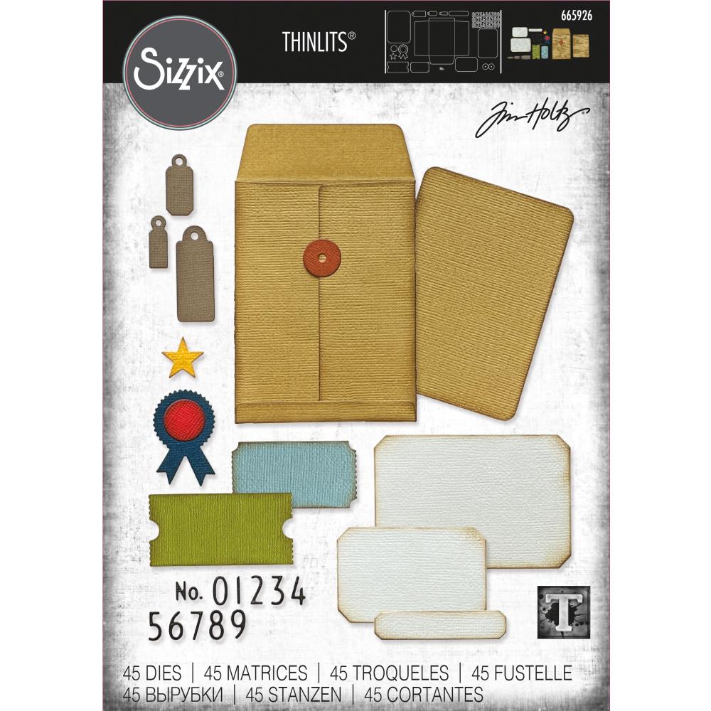 Sizzix Thinlits Dies By Tim Holtz - Collector
