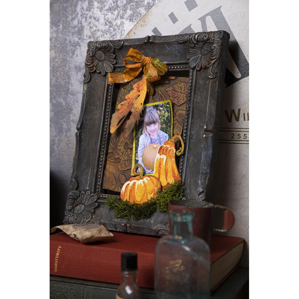 Sizzix Thinlits Dies By Tim Holtz - Pumpkin Duo Colorize