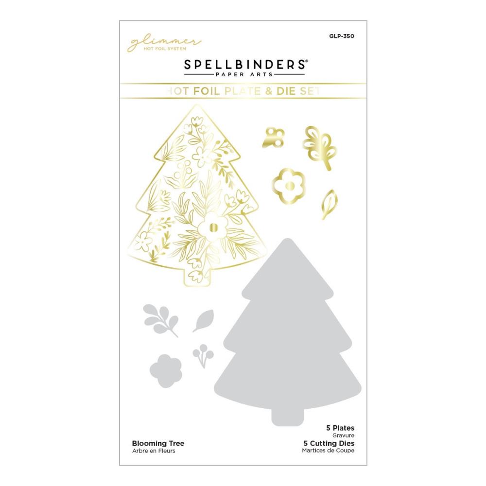 Spellbinders Glimmer Hot Foil Plate - Blooming Tree
