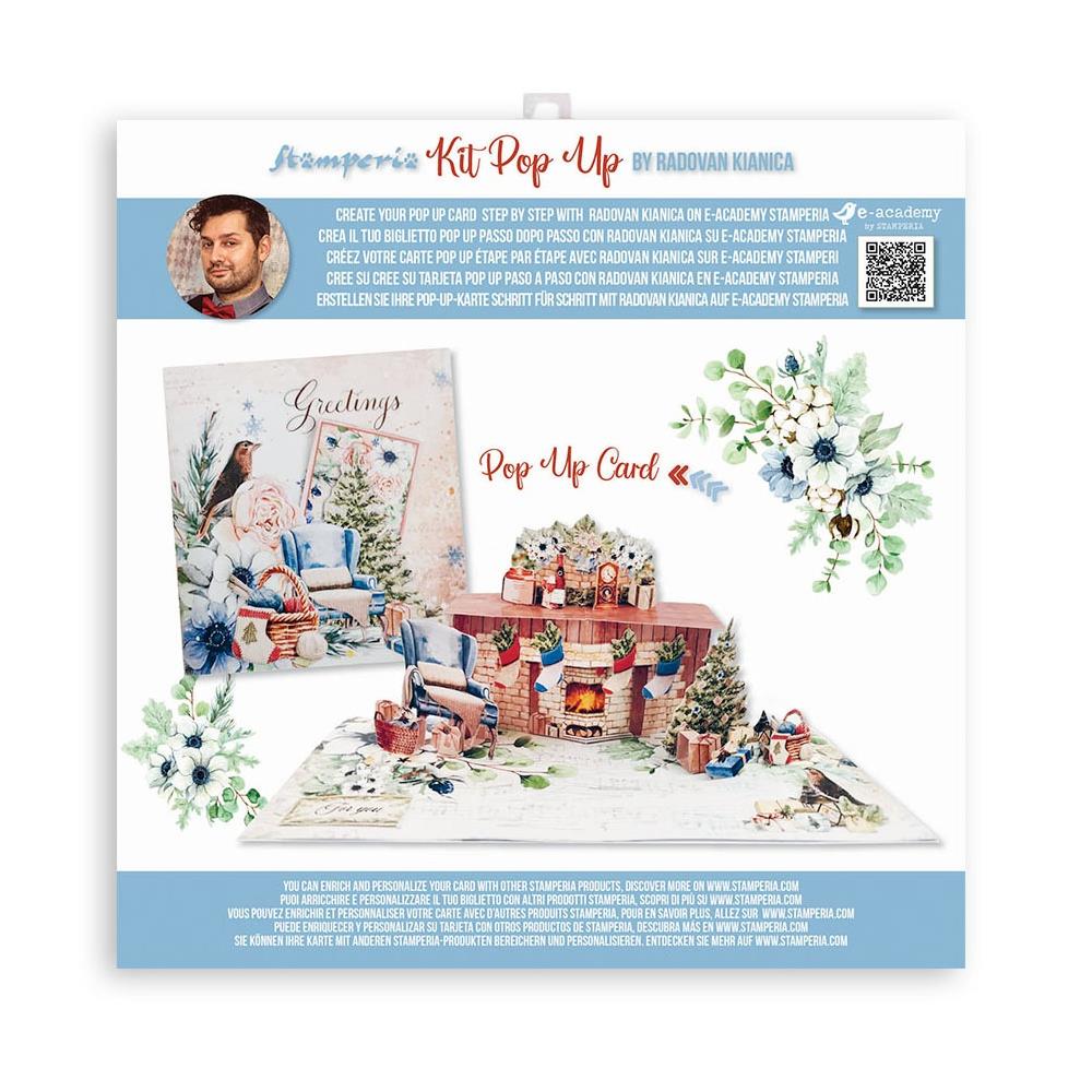 Stamperia Pop-Up Paper Kit - Cozy Winter