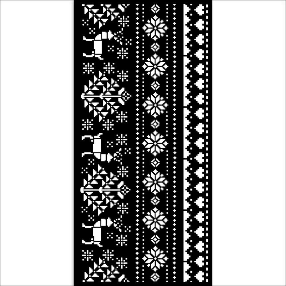 Stamperia Stencil - Christmas Deer Border