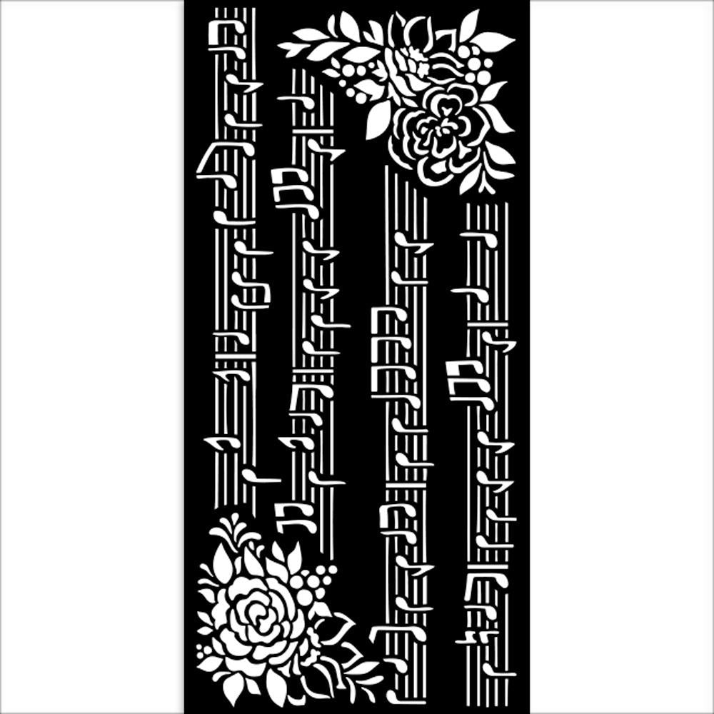 Stamperia Stencil - Christmas Music