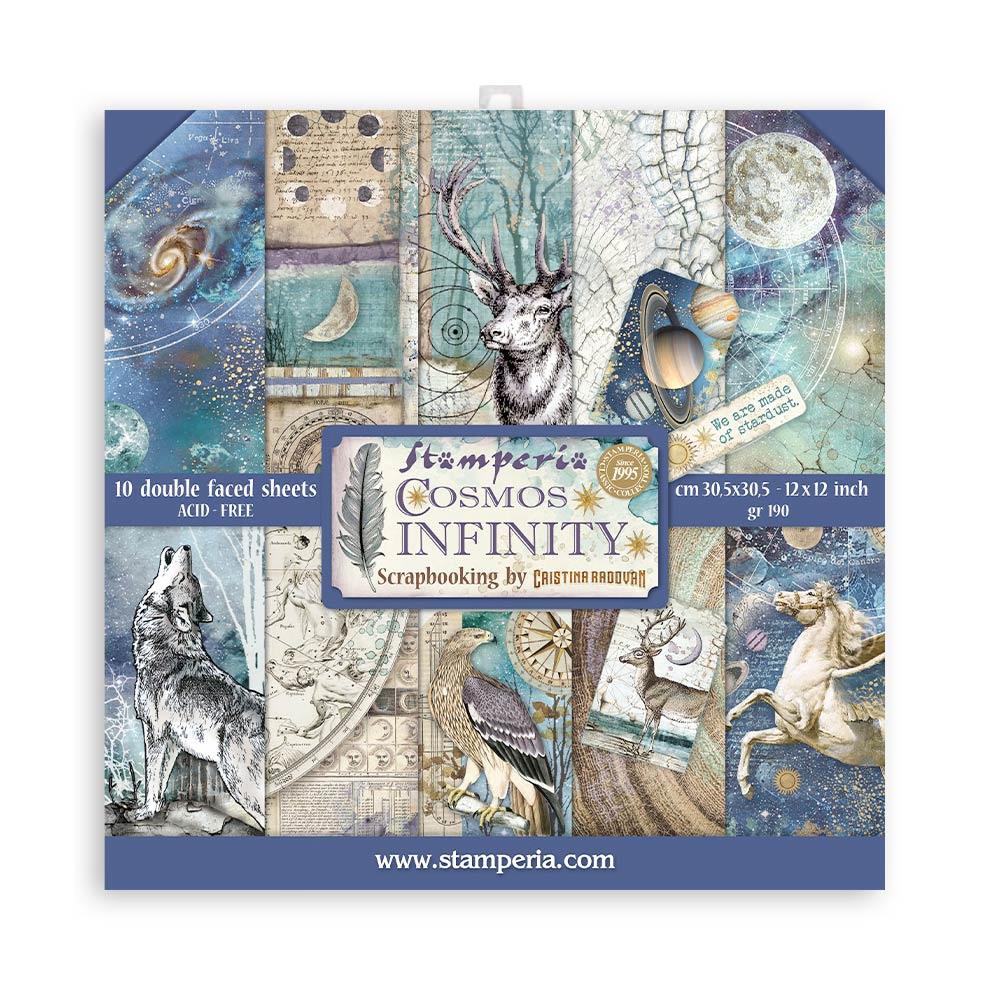 Stamperia Double-Sided Paper Pad - 12x12 - Cosmos Infinity