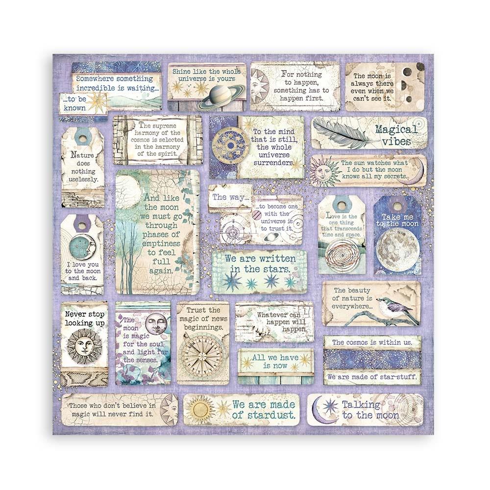 Stamperia Double-Sided Paper Pad 8x8 - Cosmos Infinity