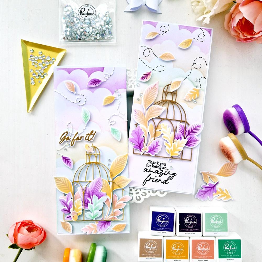 Pinkfresh Studio Stencil - Fall Foliage Layering