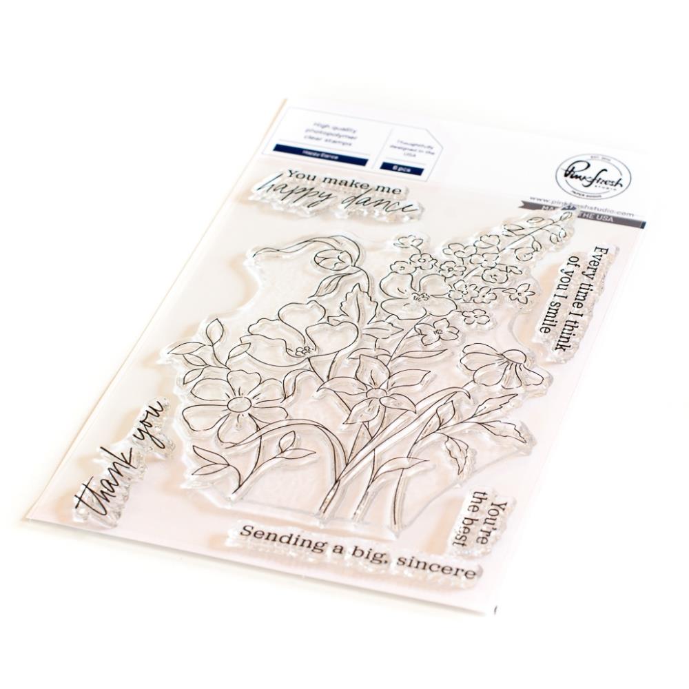 Pinkfresh Studio Clear Stamp Set - Happy Dance