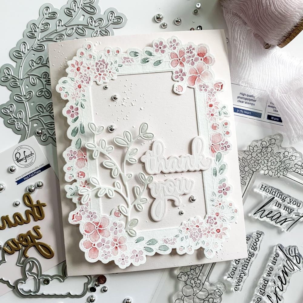 Pinkfresh Studio Clear Stamp Set - In My Heart