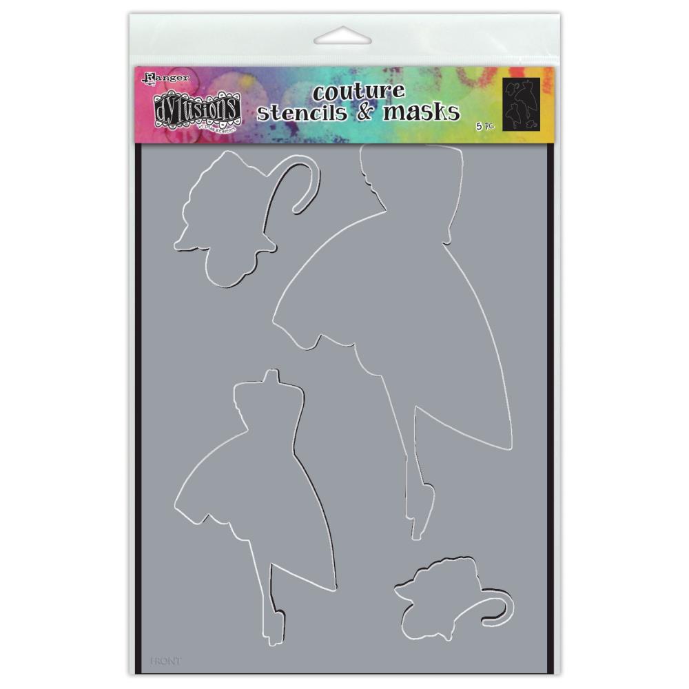 Dylusions Couture Stencil & Mask - Night At The Opera